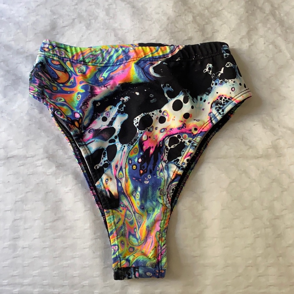 Freedom Rave Wear XS Acid Wash Bottoms